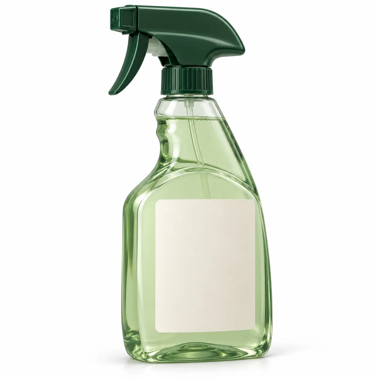 Surface cleaner on a white background (AI-generated concept)